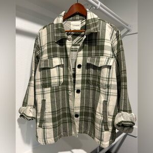 Lucky Brand Women’s Plaid Jacket Shacket Medium